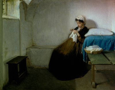 Luisa Sanfelice in de gevangenis, 1877 door Gioacchino Toma